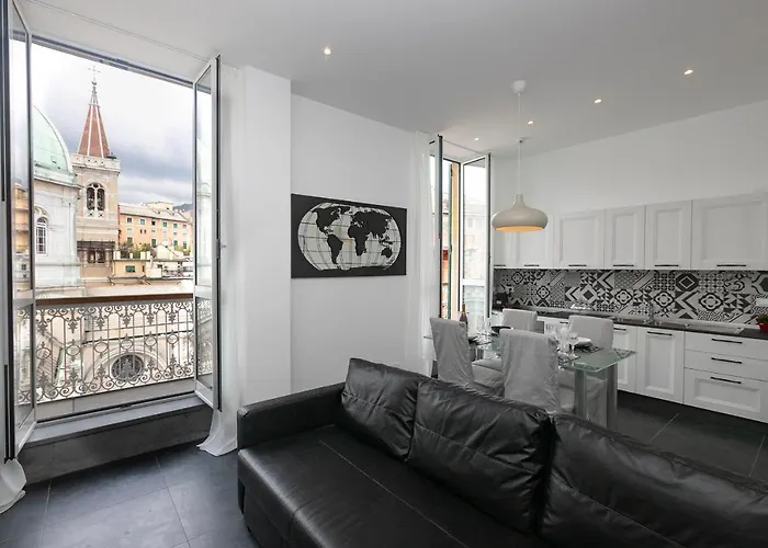 Real Italian Estate - Luxury Black&white Lejlighed Genova